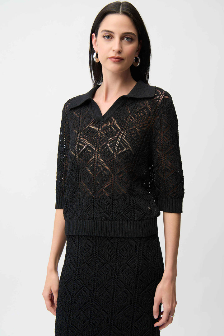 Joseph Ribkoff Knit Top 261929 Black