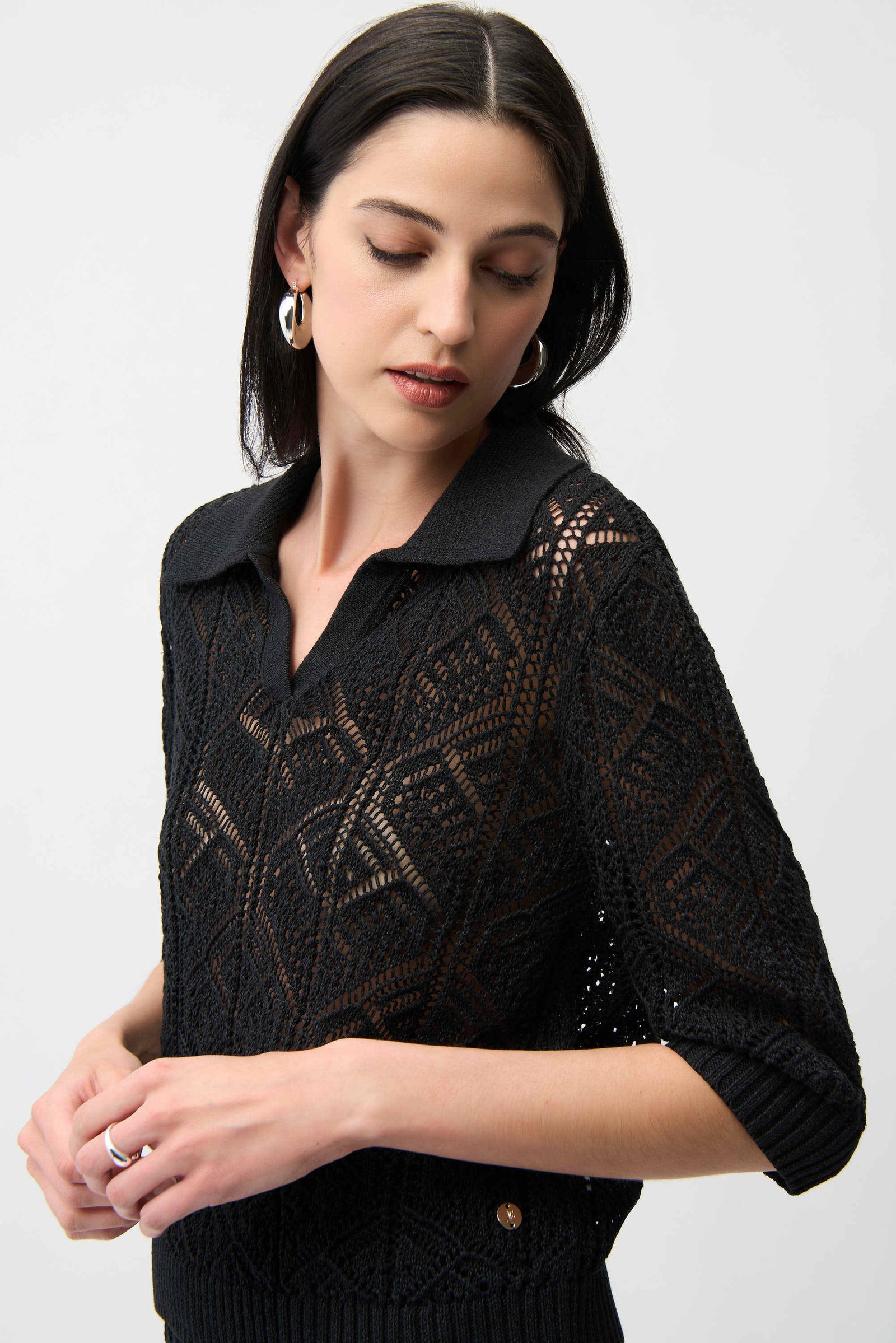 Joseph Ribkoff Knit Top 261929 Black