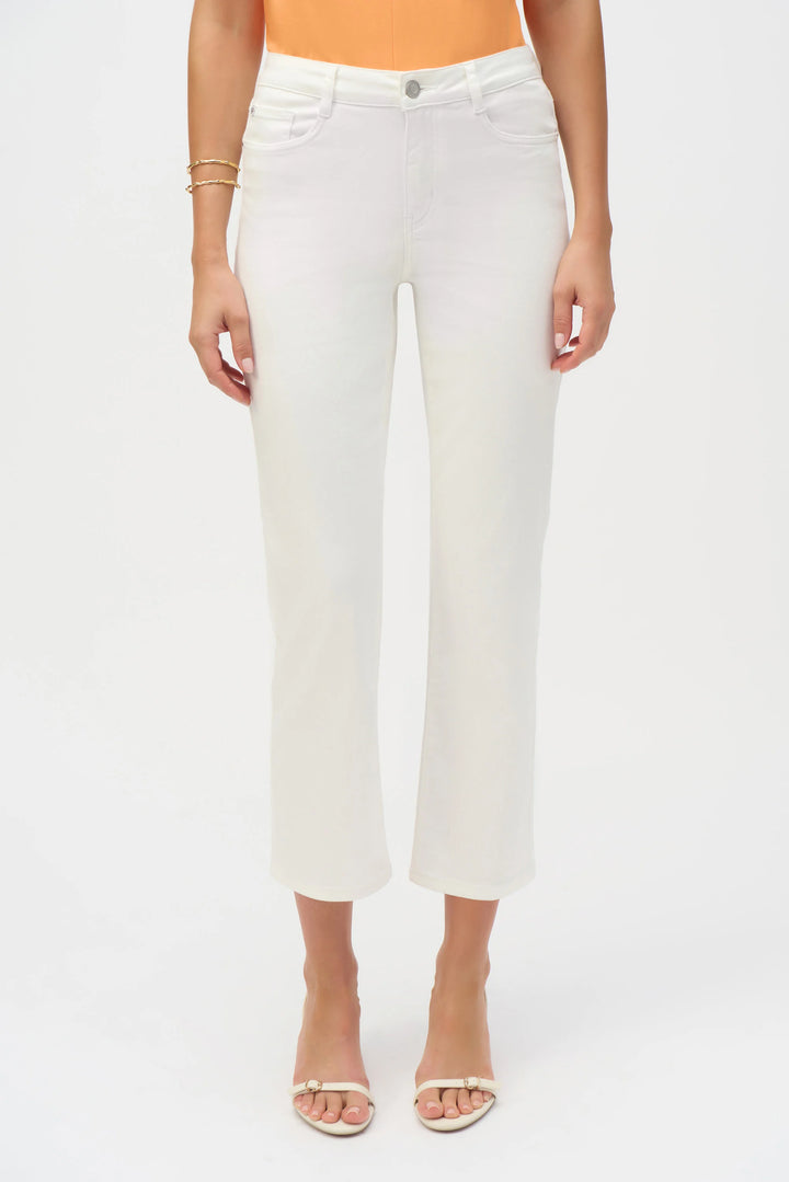 Joseph Ribkoff Margot Classic Straight Leg Stretch Jeans  261995  White