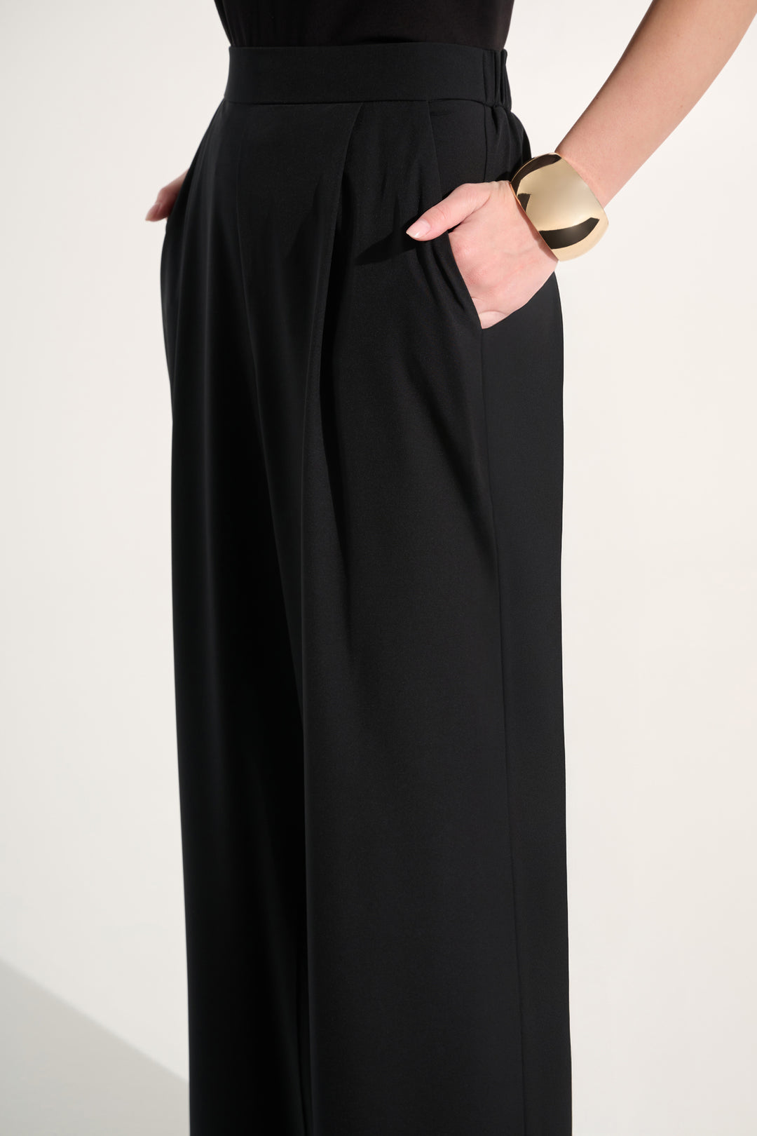Joseph Ribkoff Pull-On Wide Leg Pants  262622  Black