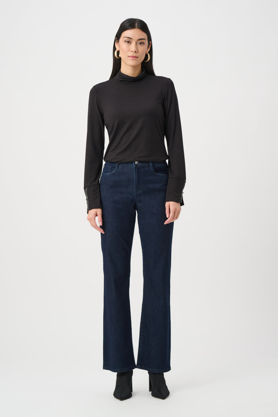 Jospeh Ribkoff Mock Neck Top 263103 Black