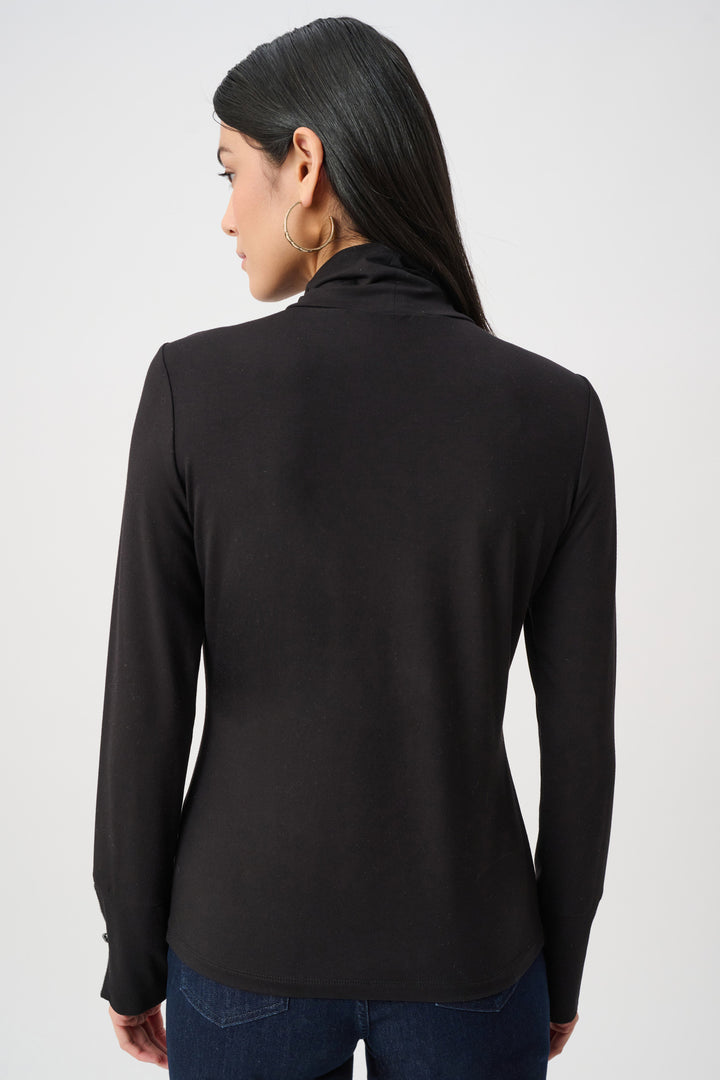 Jospeh Ribkoff Mock Neck Top 263103 Black