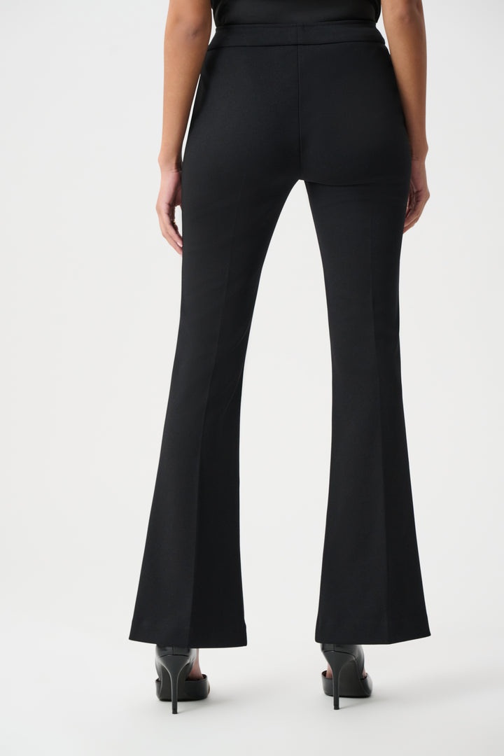 Joseph Ribkoff Scuba Crepe Flared Pull-On Pant  263234  Black
