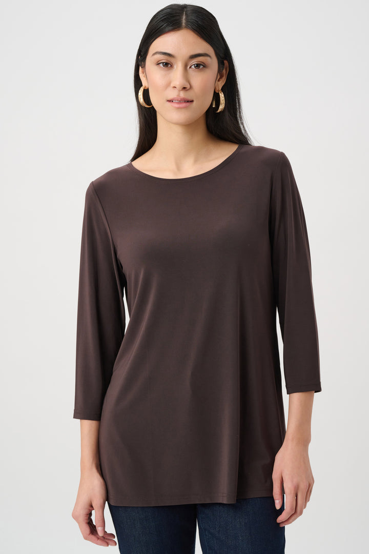 Joseph Ribkoff Silky Knit Straight Tunic  263926  Mocha