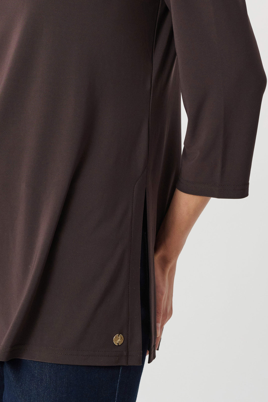 Joseph Ribkoff Silky Knit Straight Tunic  263926  Mocha