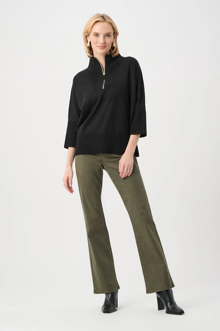 Joseph Ribkoff Funnel Neck Sweater  263937  Black
