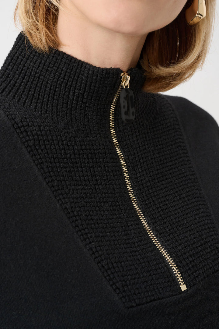 Joseph Ribkoff Funnel Neck Sweater  263937  Black