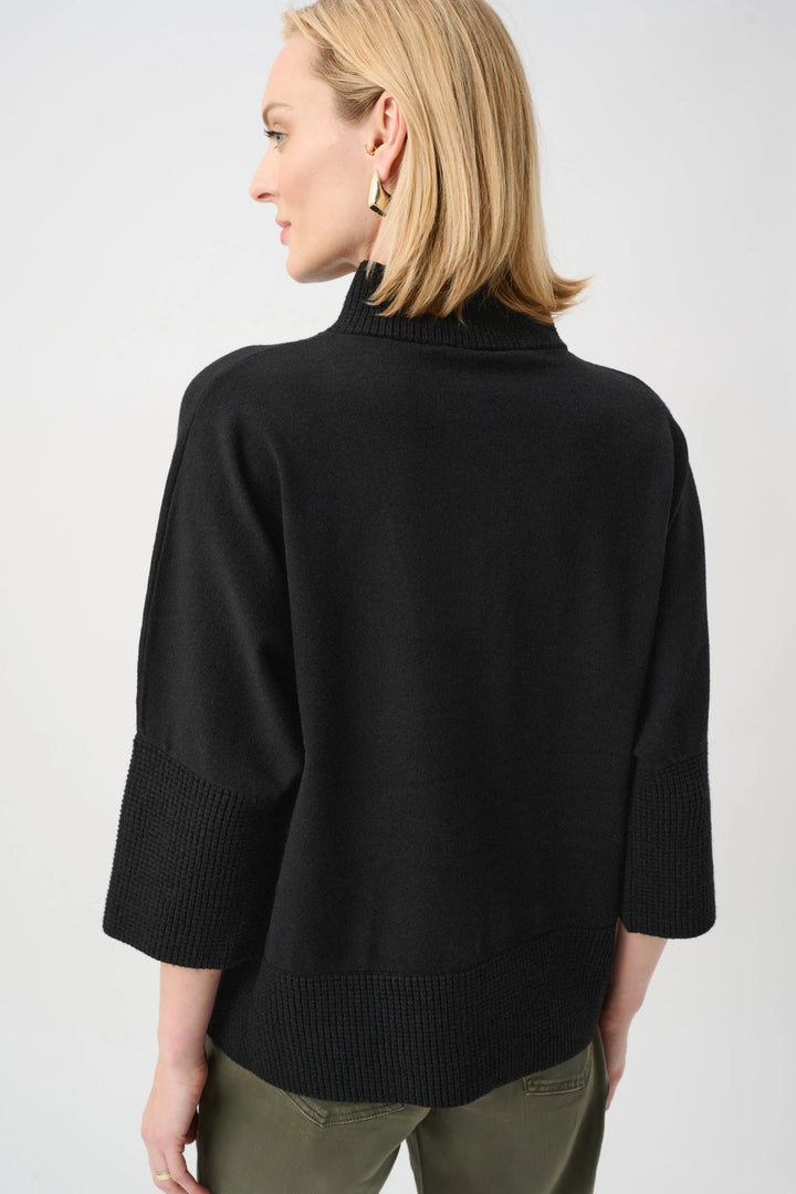 Joseph Ribkoff Funnel Neck Sweater  263937  Black