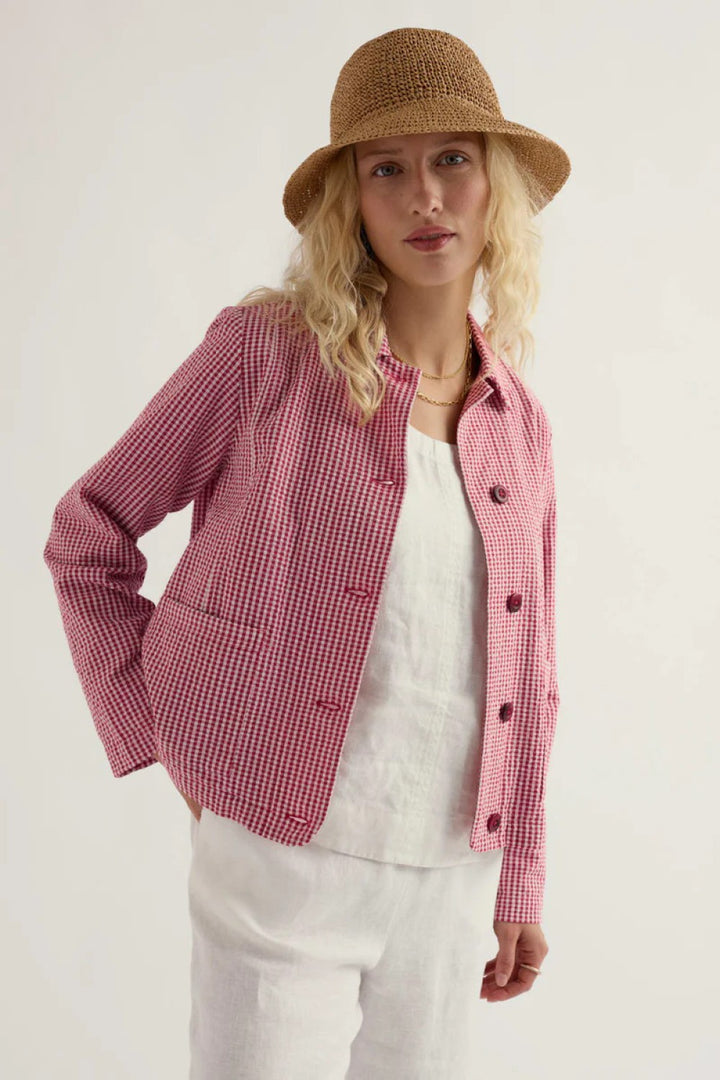 Seasalt Carnon Downs Jacket Scarlet