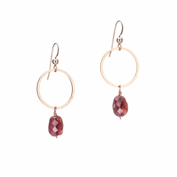 Hailey Gerrits SS26 Rhea Earring - Garnet