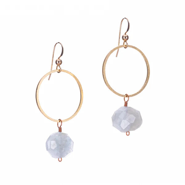 Hailey Gerrits SS26 XL Rhea Earring - Aquamarine