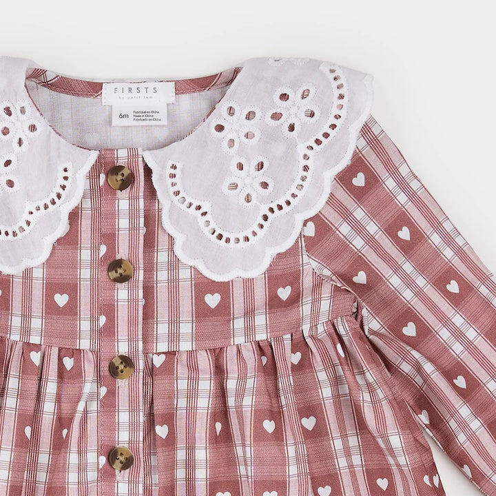 Petit Lem Baby Girl Dress and Tights Set  26FGW33E16B