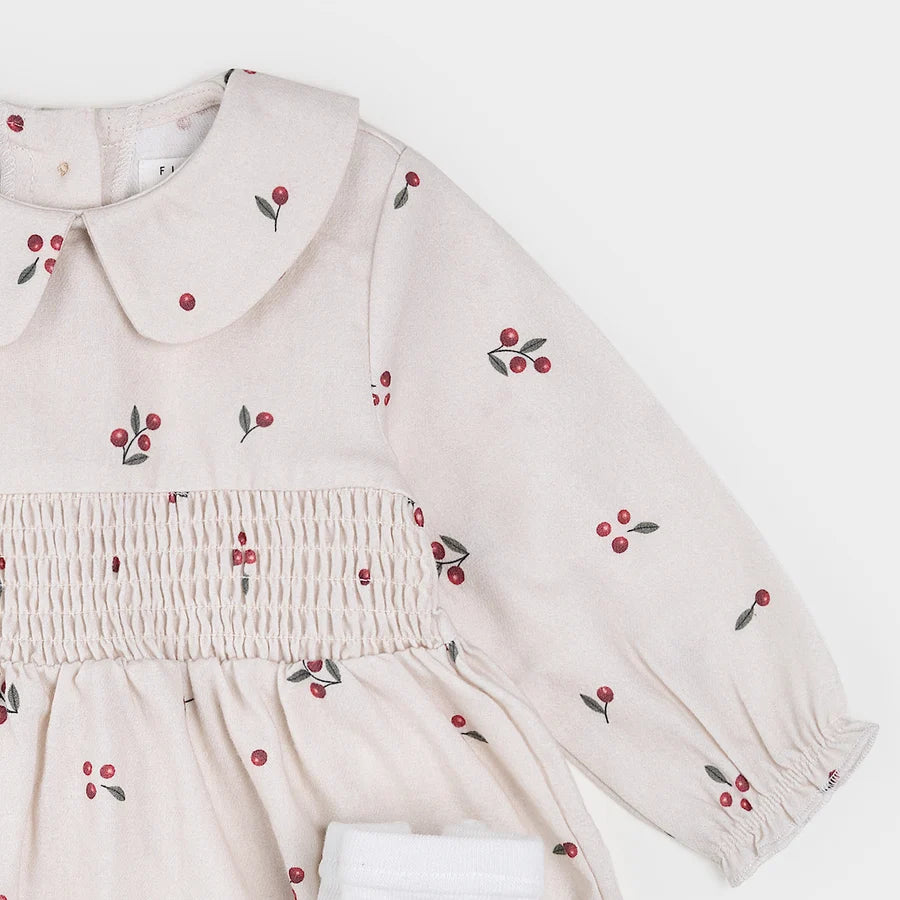 Petit Lem Baby Girl Dress & Tights Set   26HGW40E38B
