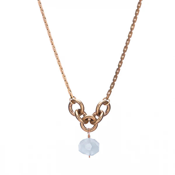 Hailey Gerrits Mara Necklace - Aquamarine