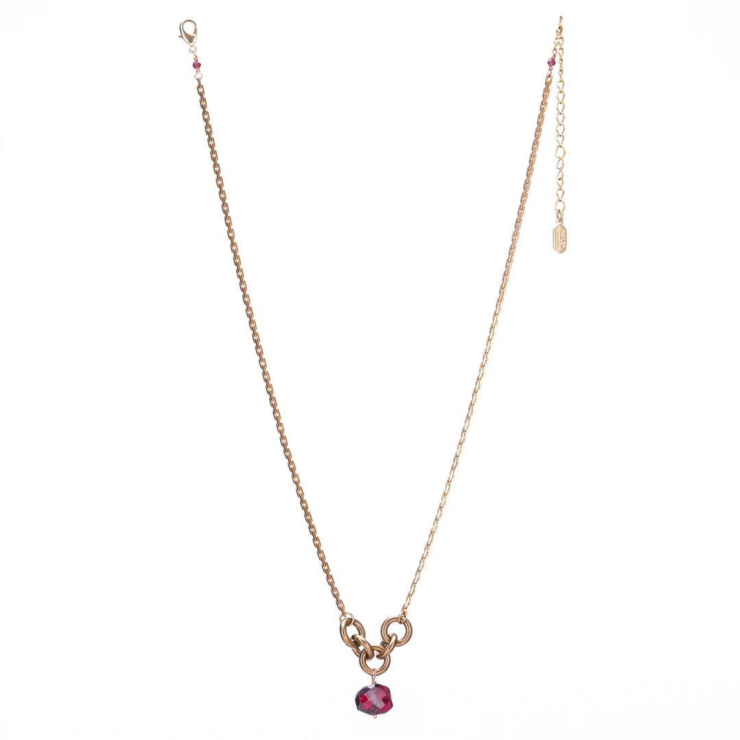 Hailey Gerrits Mara Necklace - Garnet