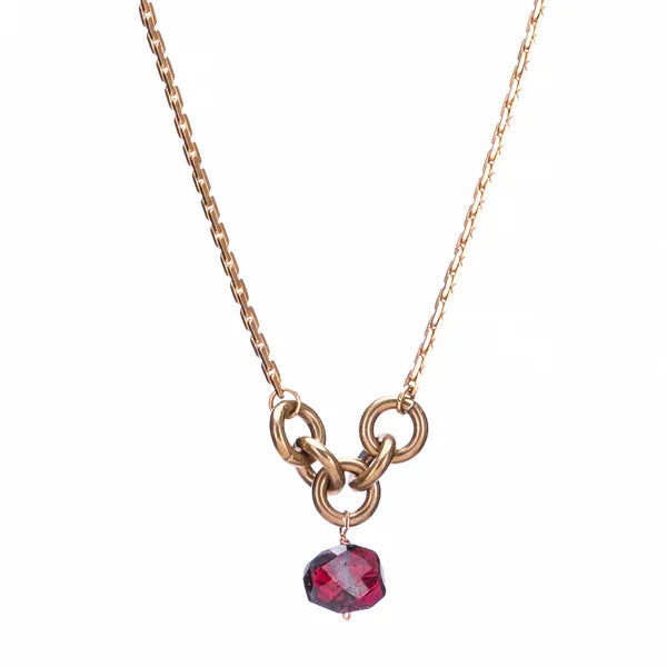 Hailey Gerrits Mara Necklace - Garnet
