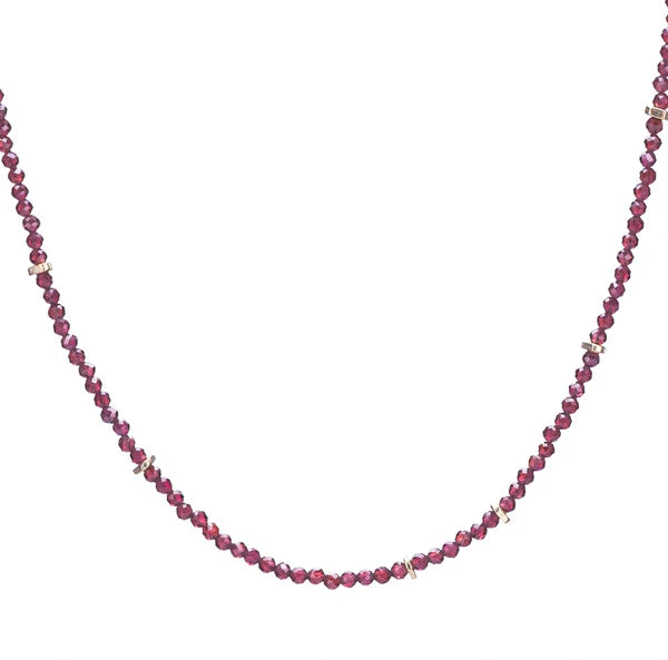 Hailey Gerrits Oso Necklace - Garnet