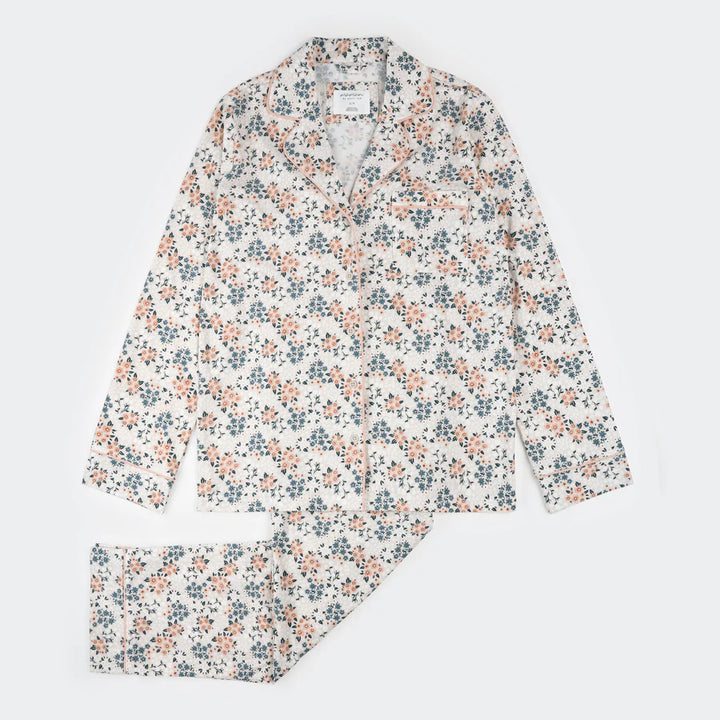 Petit Lem 2pce. PJ Set  26SRS32R01  Spring Flowers