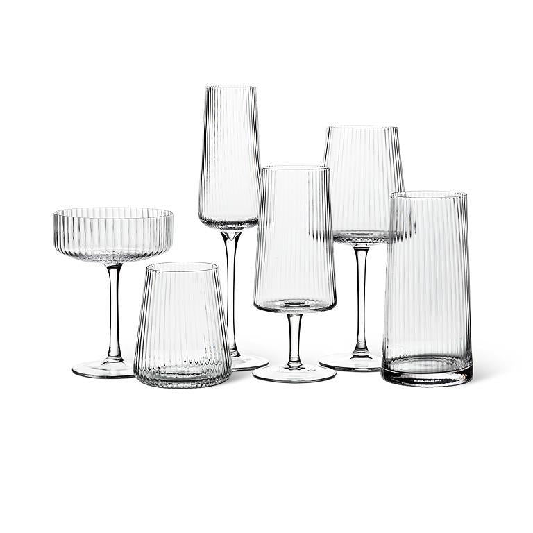 Abbott Court Tight Optic Glassware