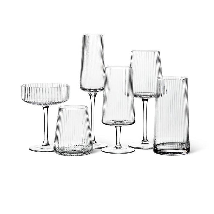 Abbott Court Tight Optic Glassware