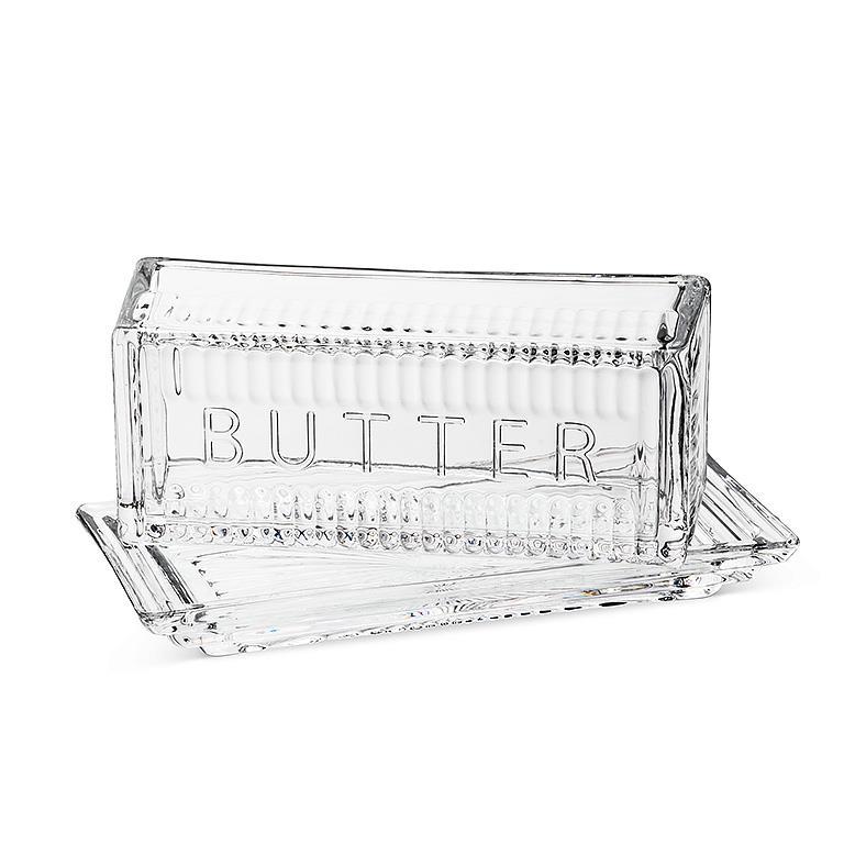 Abbott Glass Butter Dish With Cover 27-Gaylea