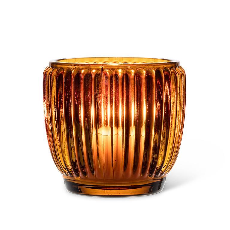 Abbott Ribbed Votive Holder  -  Small