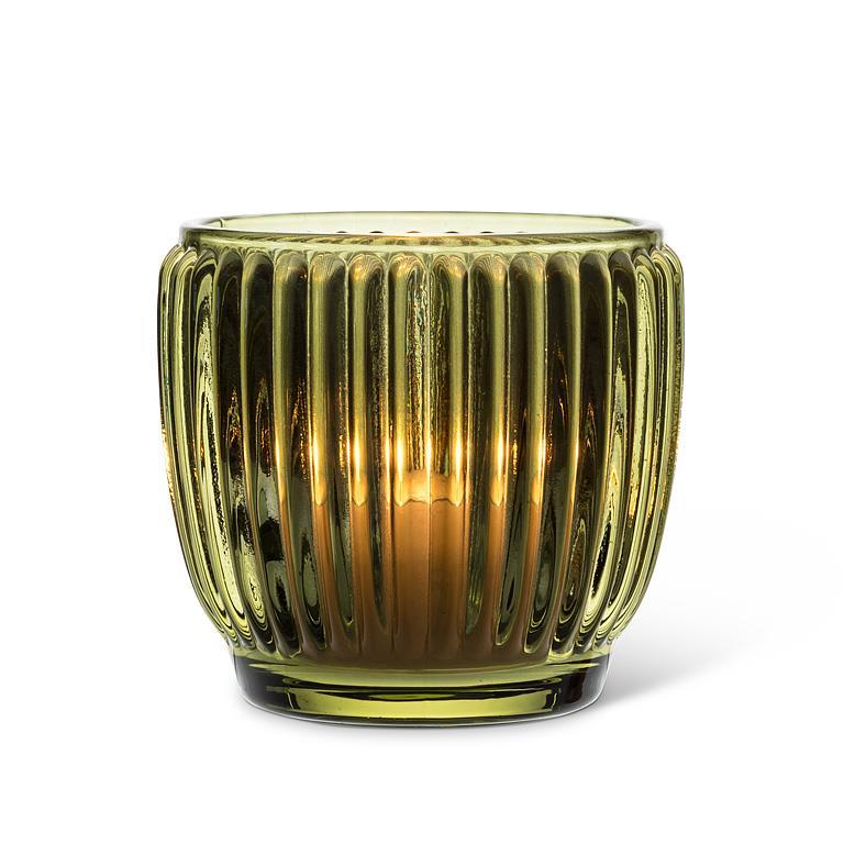 Abbott Ribbed Votive Holder  -  Small