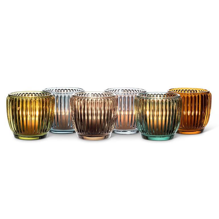 Abbott Ribbed Votive Holder  -  Small