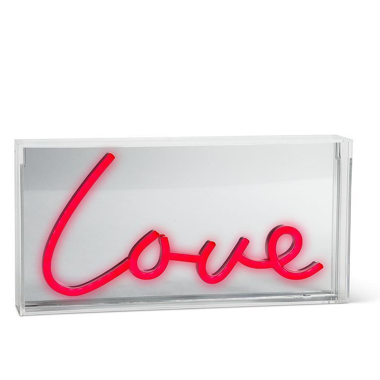 Abbott Neon Love Sign