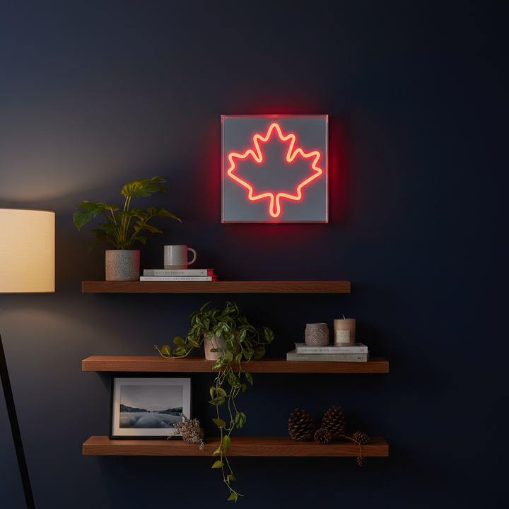Abbot Maple Leaf Neon Sign