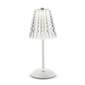 Abbott LED Table Light - White Crystal 098
