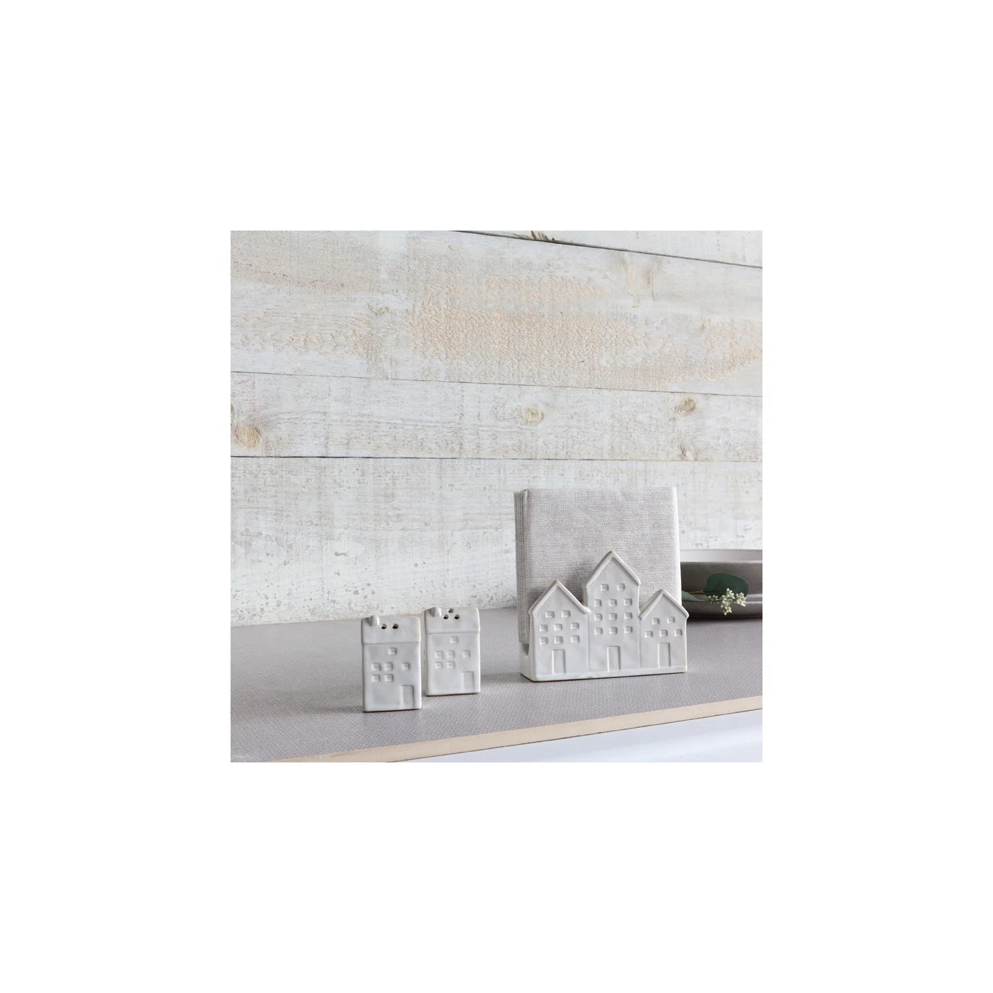 Harman House Napkin Holder  -  White