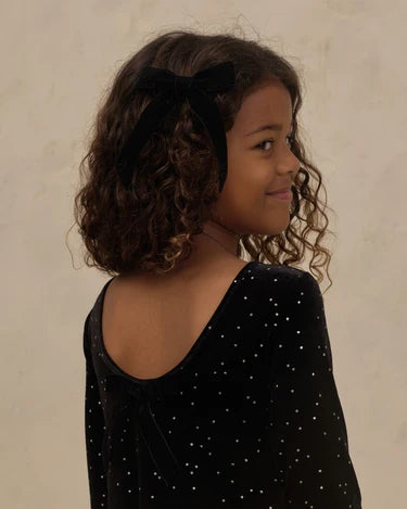 Noralee Girls Penny Dress   NL173EVIL   Black Rhinestone