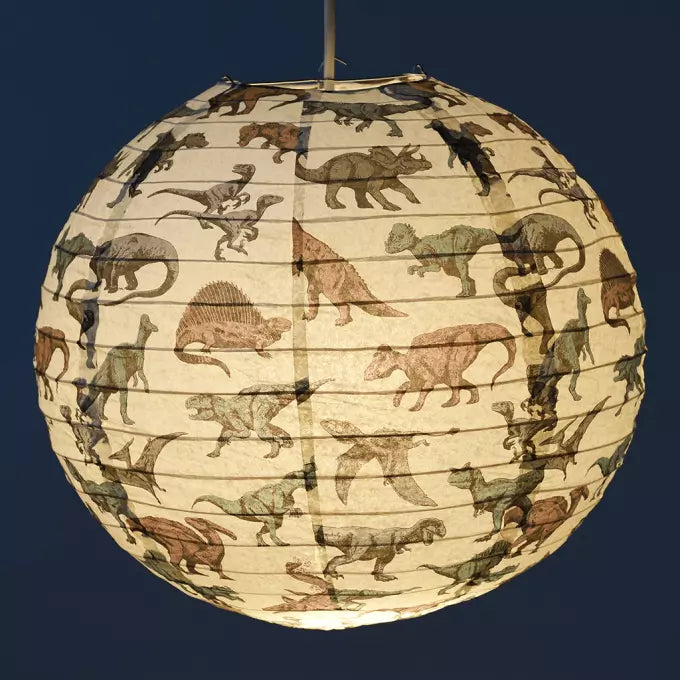 Rex London Paper Lampshade   29535   Prehistoric Land