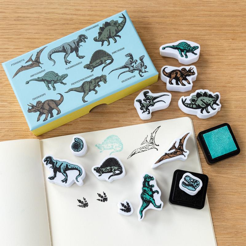 Rex Set of Mini Stamps - Prehistoric Land