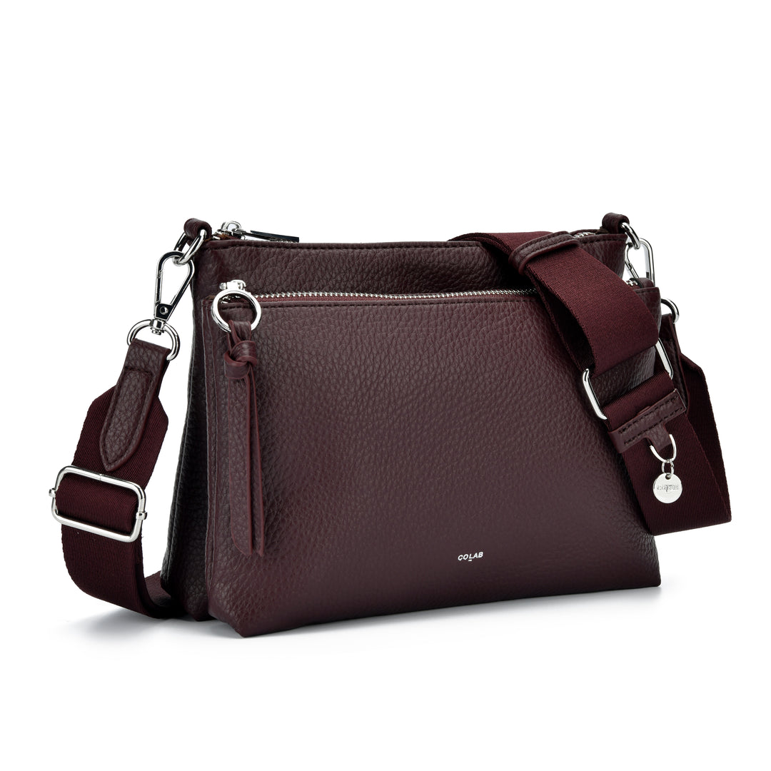 Colab Elise Crossbody Bag  7569  Blackberry