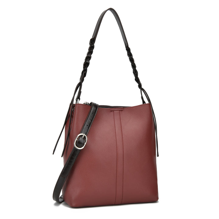 Colab Carmen Shoulder Bag  7603 Mahogany