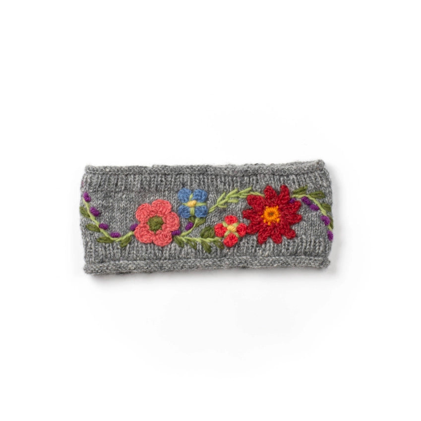 Lost Horizons Petit Fleur Headband  -  Heather Grey