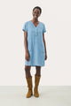 Part Two Kaminas Dress  30306740  Light Blue Denim