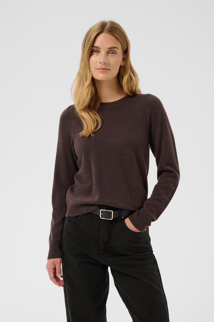 Part Two Evina Pullover  30307337  Mole Melange