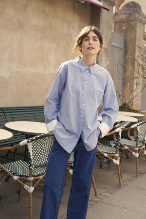 Part Two Savanna Shirt 30308535 Hydrangea Stripe