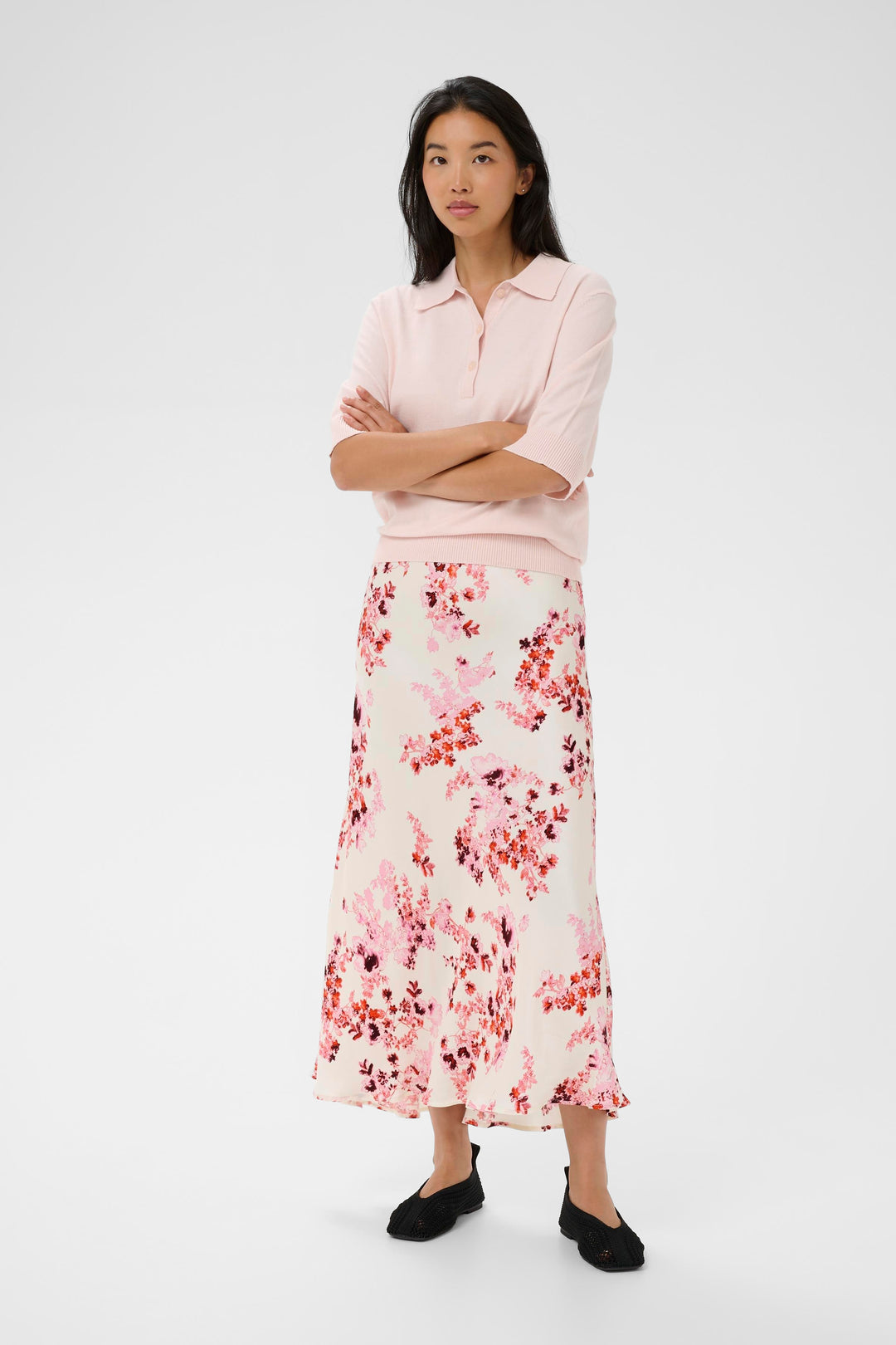 Part Two Laurina Skirt 30308872 Pink Shadow Floral