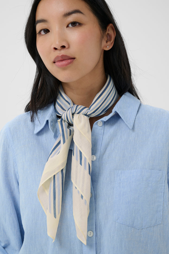 Part Two Phi Scarf  30309304  Blue Stripe