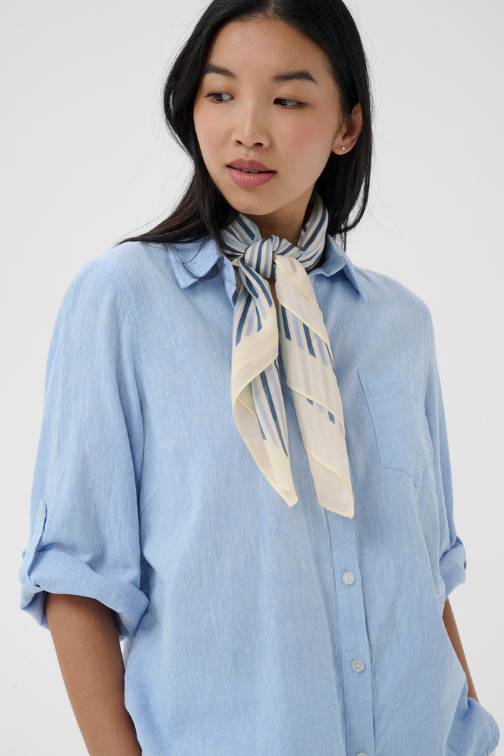 Part Two Phi Scarf  30309304  Blue Stripe