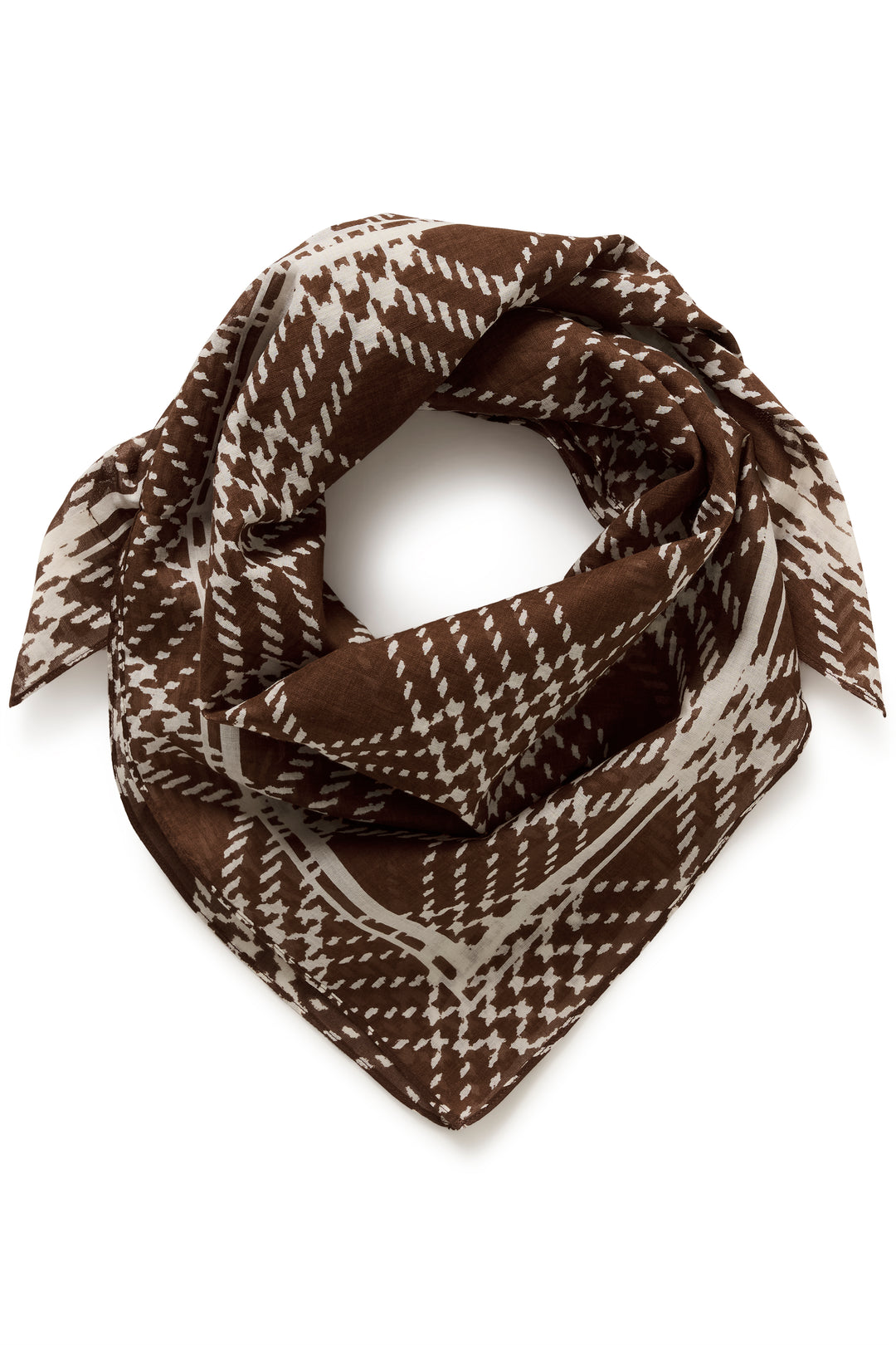 Part Two Phi Scarf 30309304 Brown Check