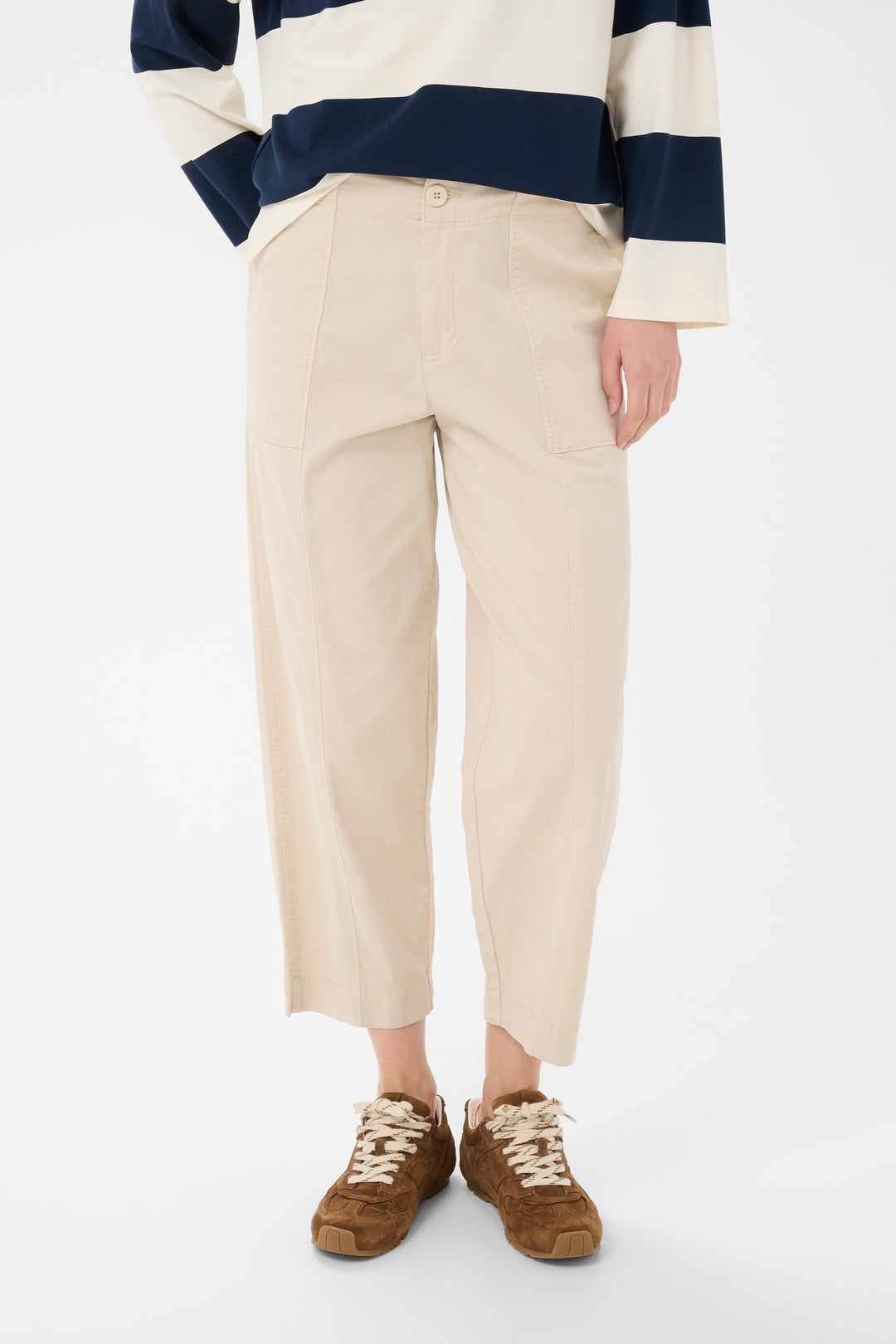 Part Two Netta Trouser  30309489  French Oak