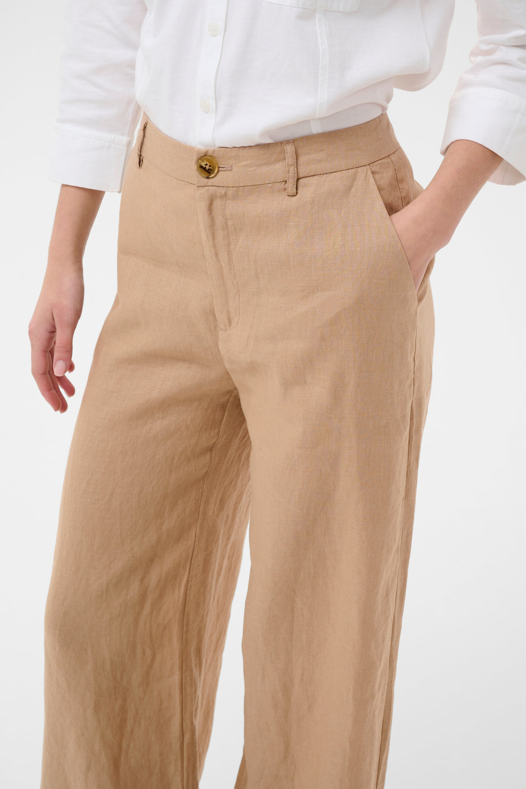 Part Two Ninnes Trouser  30309564 Silver Mink