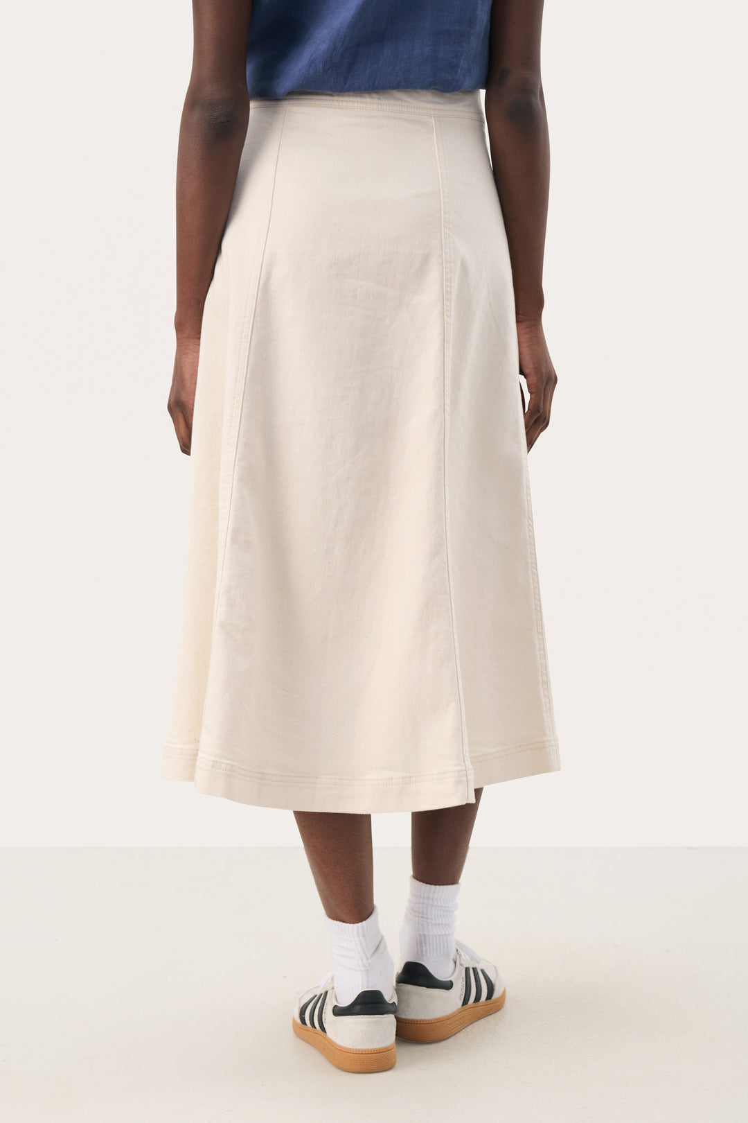 Part Two Rachida Skirt  30309597  Natural Nepse Denim