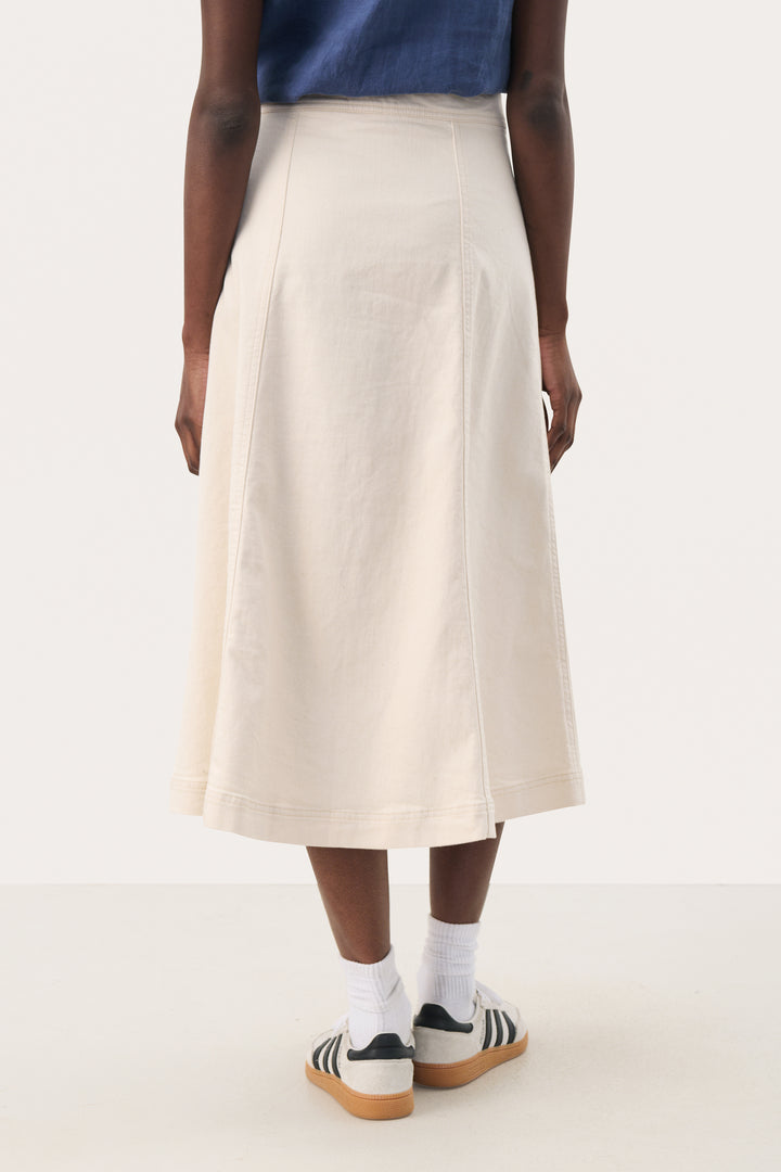 Part Two Rachida Skirt  30309597  Natural Nepse Denim