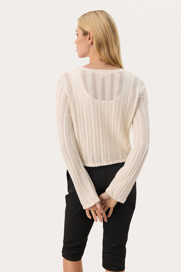 Part Two Rosefine Cardigan  30309679  Whitecap Gray